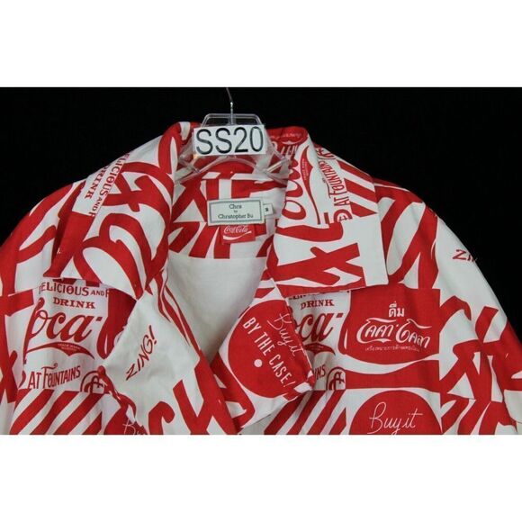 CHRISTOPHER BU COCA COLA POP ART JACKET COAT, 2015 SIZE M - Picture 8 of 8